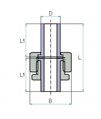 На фото Hi-Therm PP-R detachable union